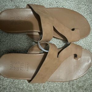 Naturalizer Women's Brown Slide Sandals